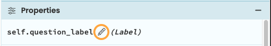 Renaming a component.